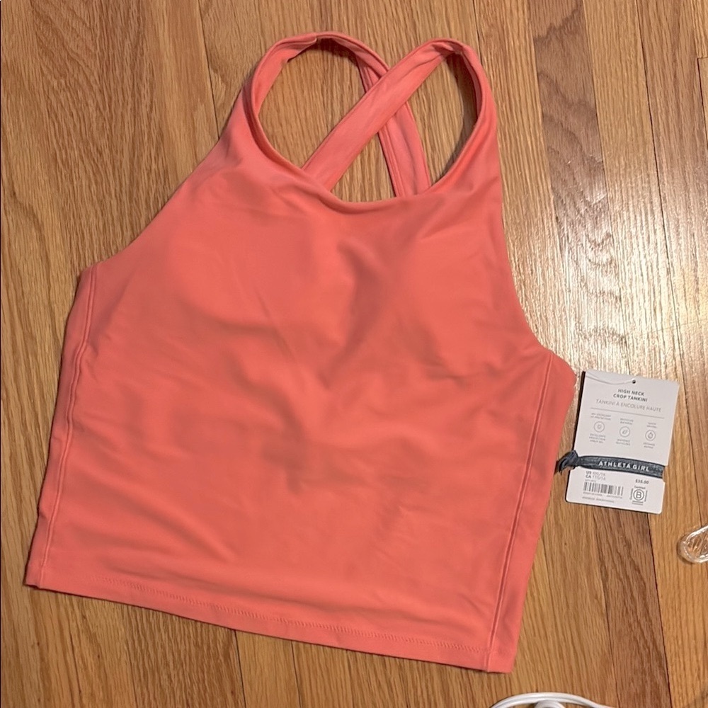 Athleta Girl High Neck Crop Tankini